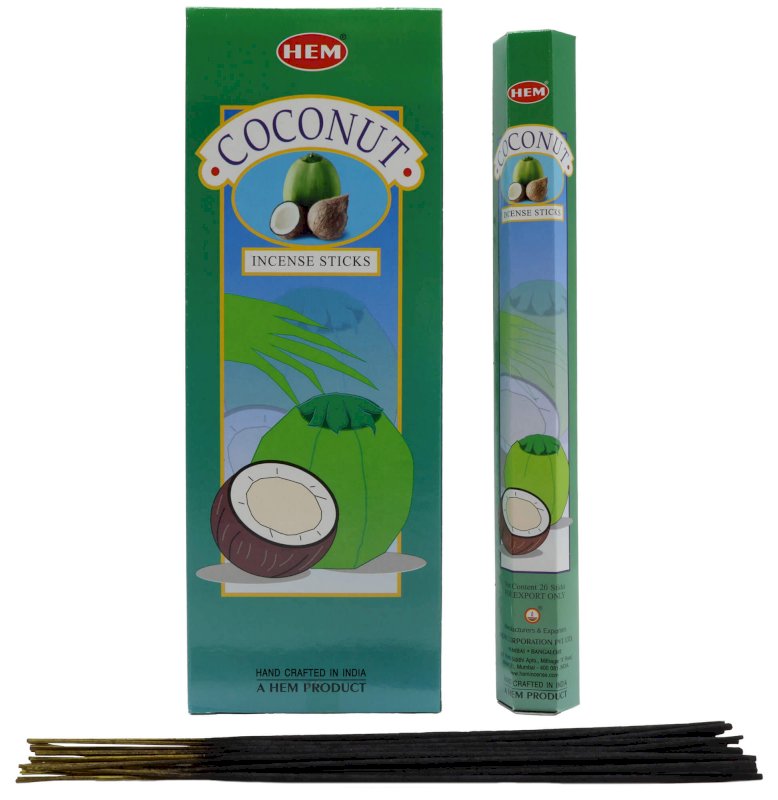 Encens HEM Noix de Coco 6x20g
