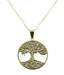 Collier Inox doré Arbre de Vie 2.5cm