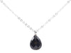 Collier Argent 925 Onyx Goutte