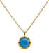 Collier Argent 925 Apatite Ronde