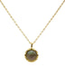 Collier Argent 925 Labradorite Ronde