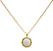 Collier Argent 925 Pierre de Lune Ronde