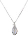 Collier Argent 925 'Larme Argentée' - Pierre de Lune