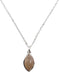 Collier Argent 925 'Larme Argentée' - Pierre de Soleil