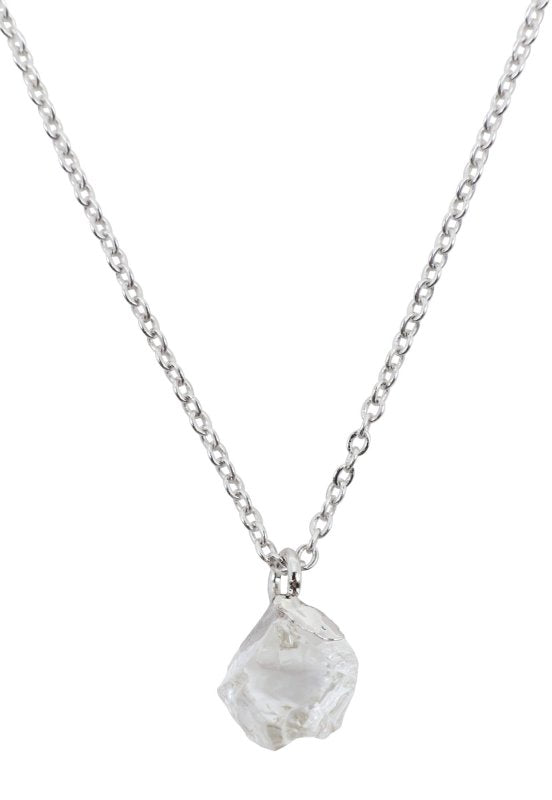 Collier Argent 925 'Cristal Sauvage' — Cristal de Roche