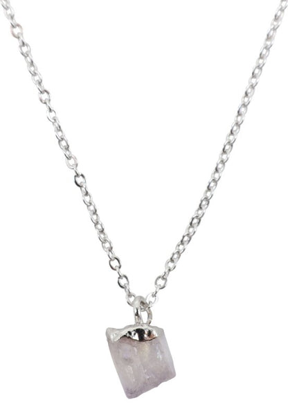 Collier Argent 925 'Cristal Sauvage' - Pierre de Lune