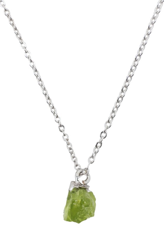 Collier Argent 925 'Cristal Sauvage' — Péridot