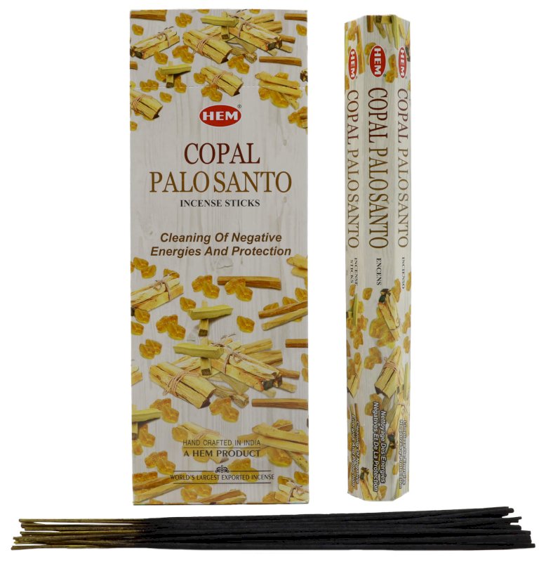 Encens HEM Copal & Palo Santo 6x20g
