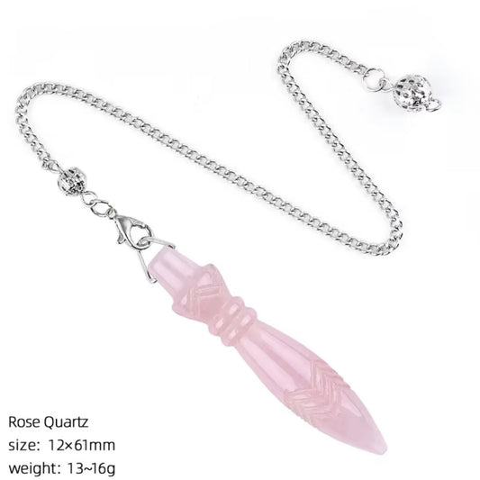 Pendule Égyptien Thot en pierre Naturelle – 12x61 mm
