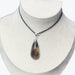 pendentif quartz enfumé goutte