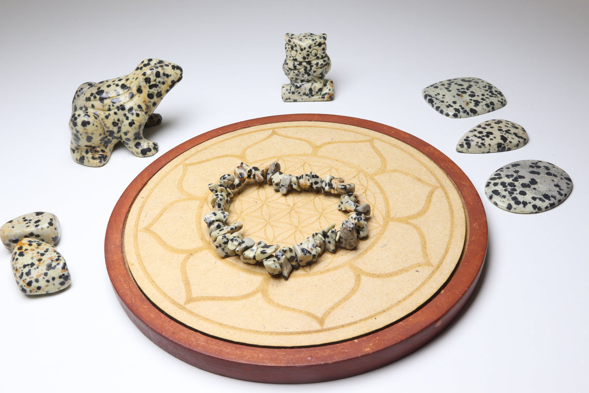 Bracelet Jaspe Dalmatien