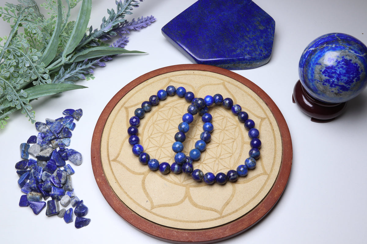 Bracelet Lapis Lazuli 8 mm