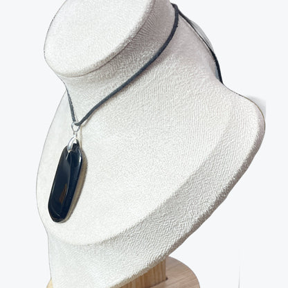 Pendentif Obsidienne Rectangle