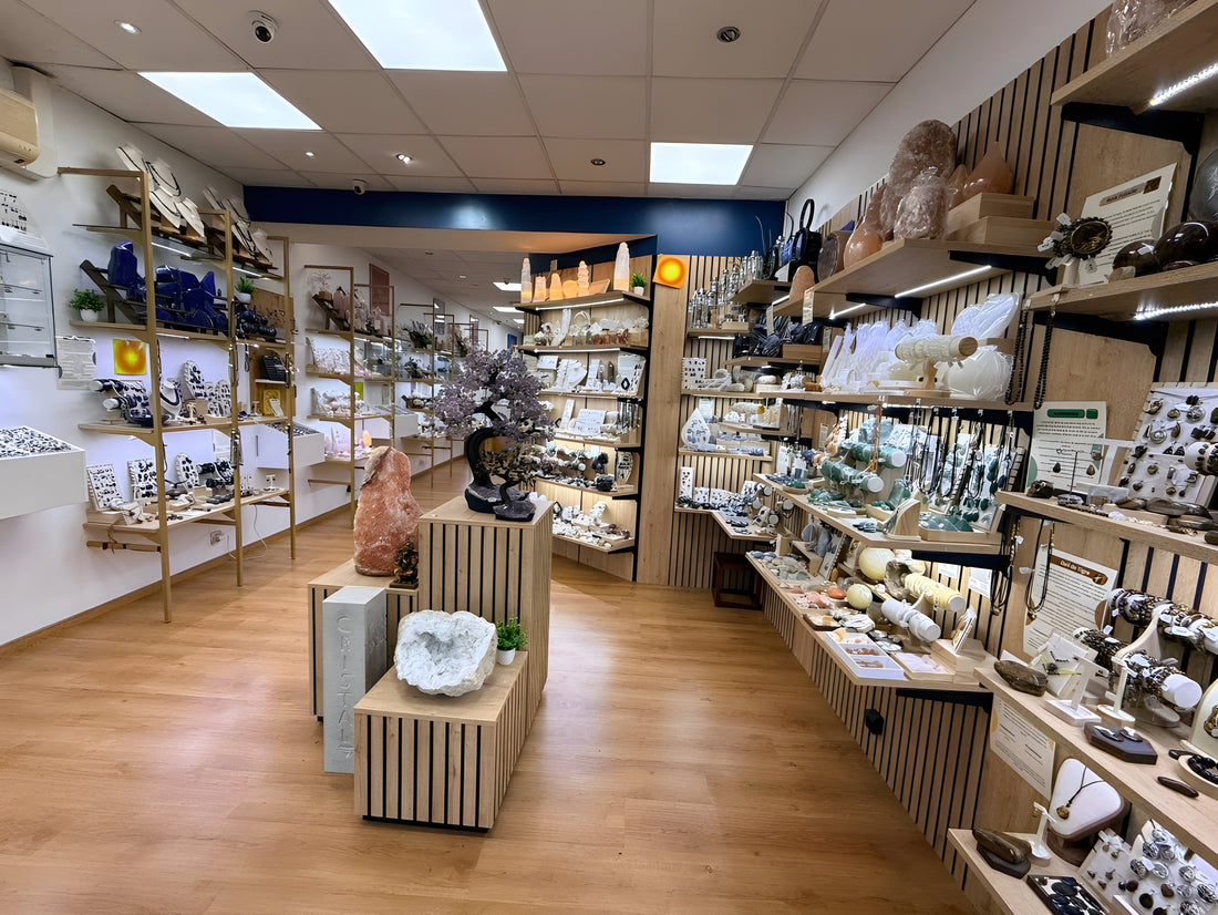 Boutique Tatum Cristal à Valence — bijoux et cristaux