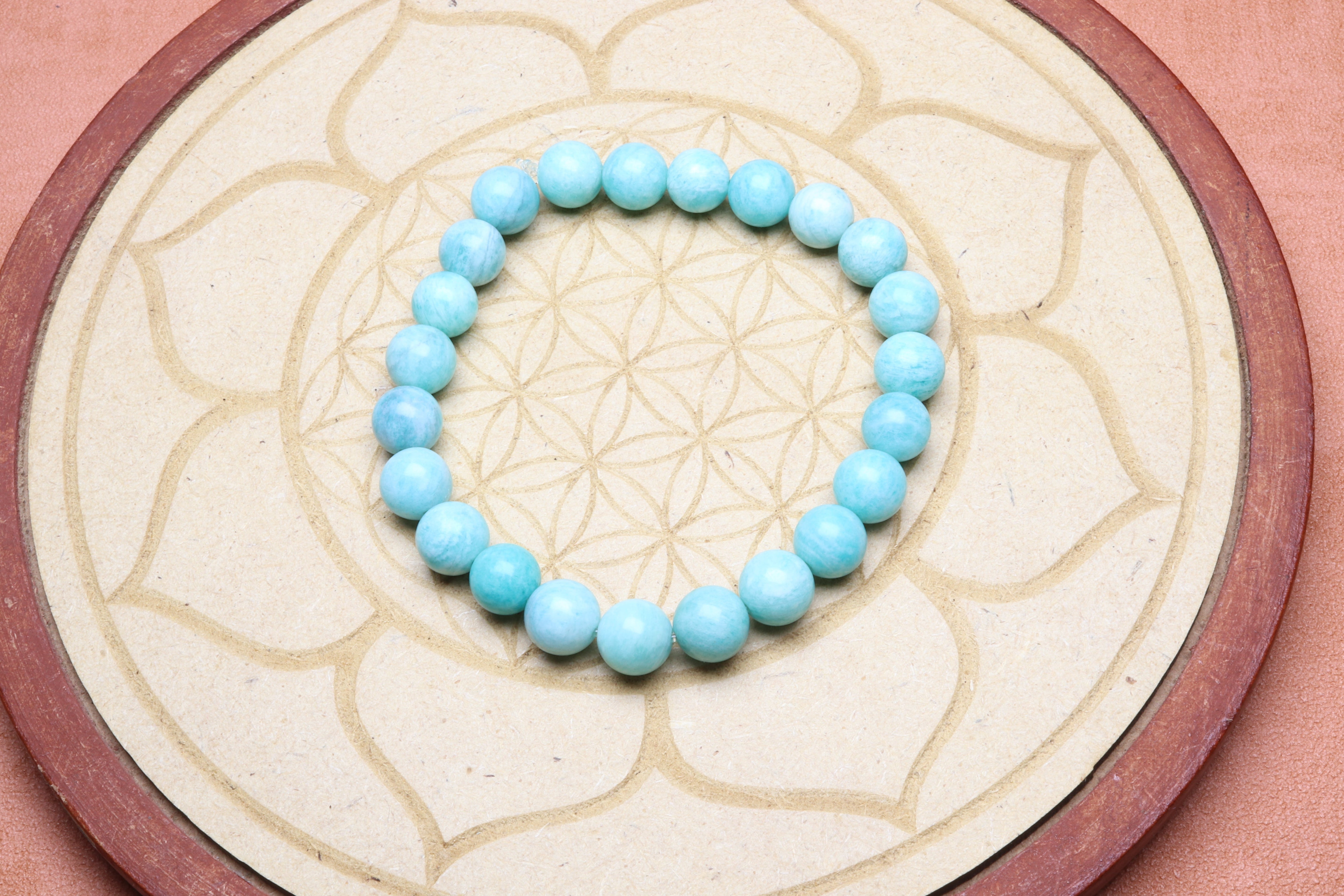 Bracelet Amazonite 8 mm