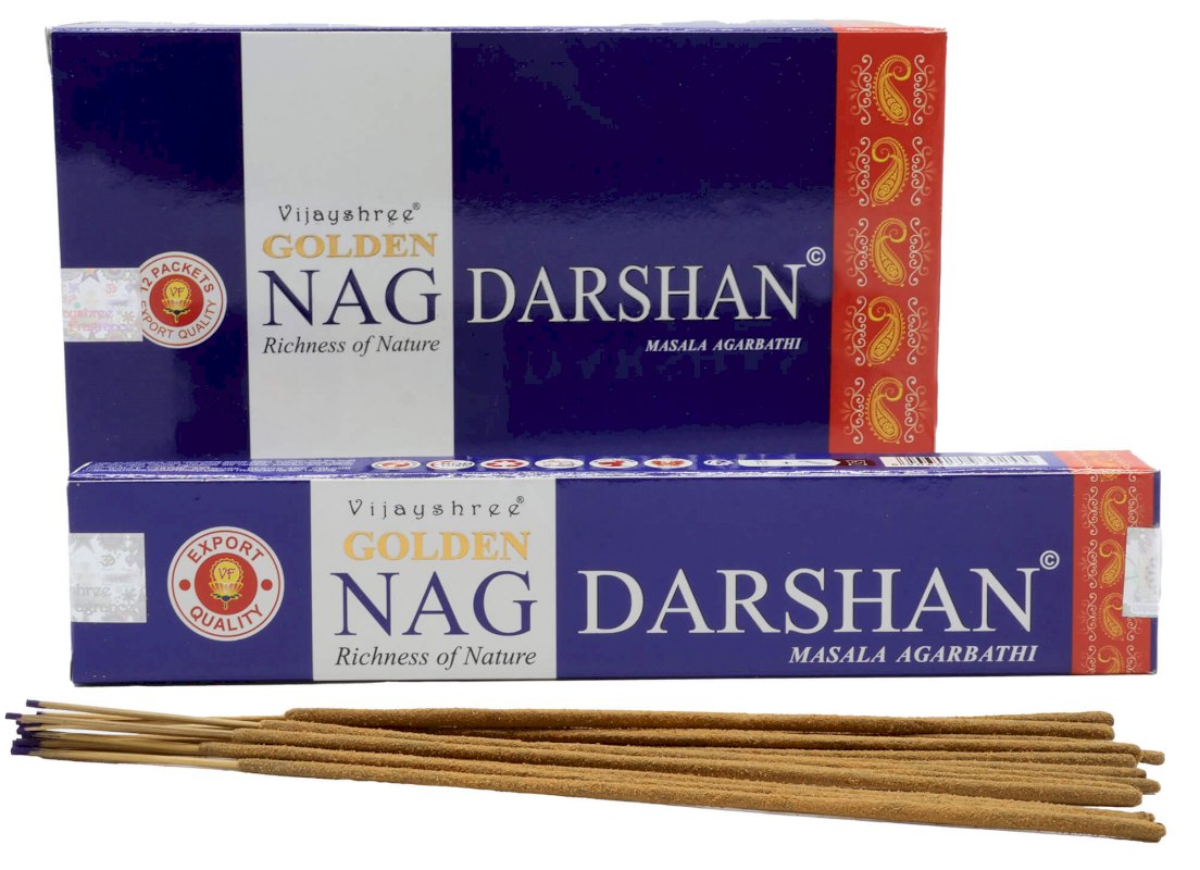 Encens Golden Nag Darshan 12x15g