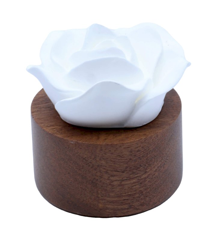 Diffuseur HE Rose Blanche 6cm