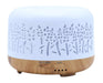 Diffuseur HE Blanc/Bois Roseaux 13cm