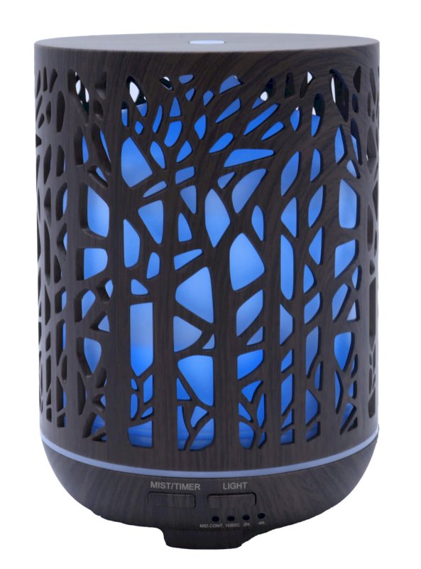 Diffuseur HE Cylindre Noir Forêt 17cm