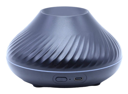 Diffuseur d'Huiles Essentielles Soucoupe — Noir (14 cm)