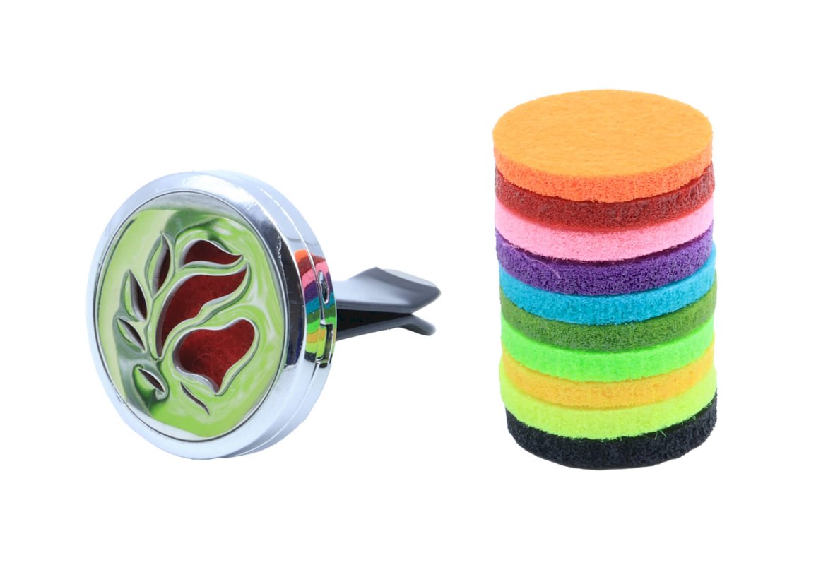 Kit Diffuseur Huiles Essentielles Voiture — Feuille