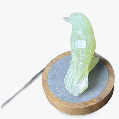 Statue Serpentine Corbeau