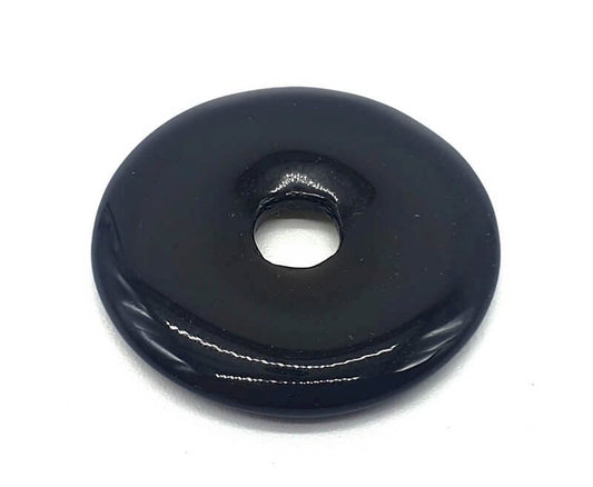Donut Obsidienne Noire 3cm