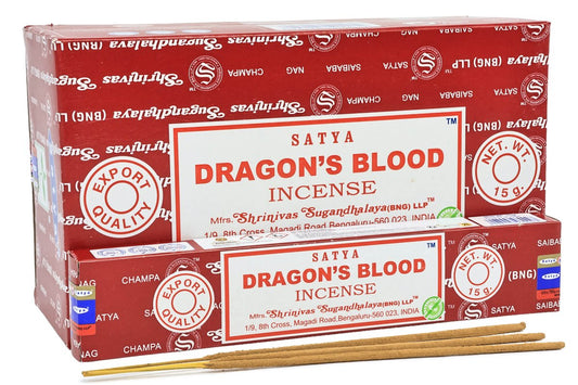 Encens Satya Sang de Dragon 12x15g