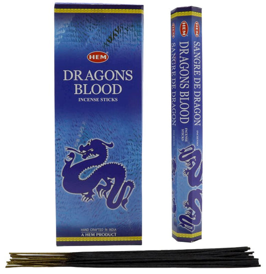 Encens HEM Sang de Dragon Bleu 6x20g