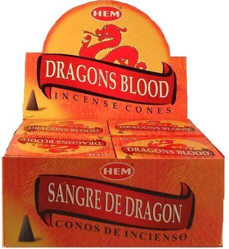 Encens HEM Cônes Sang de Dragon