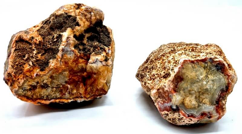 Géodes pleines Agate Rouge 1Kg