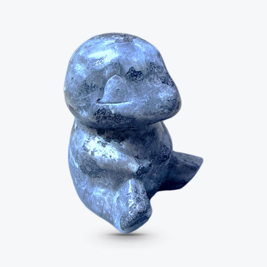 Figurine Salamèche (Charmander) en Pierre Naturelle – 3,5 x 3 cm – environ 30 g