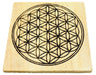 Plaque Rechargement Palo Santo Fleur de Vie 10cm