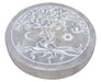 Plaque Sélénite Arbre de Vie Stylisé 10cm