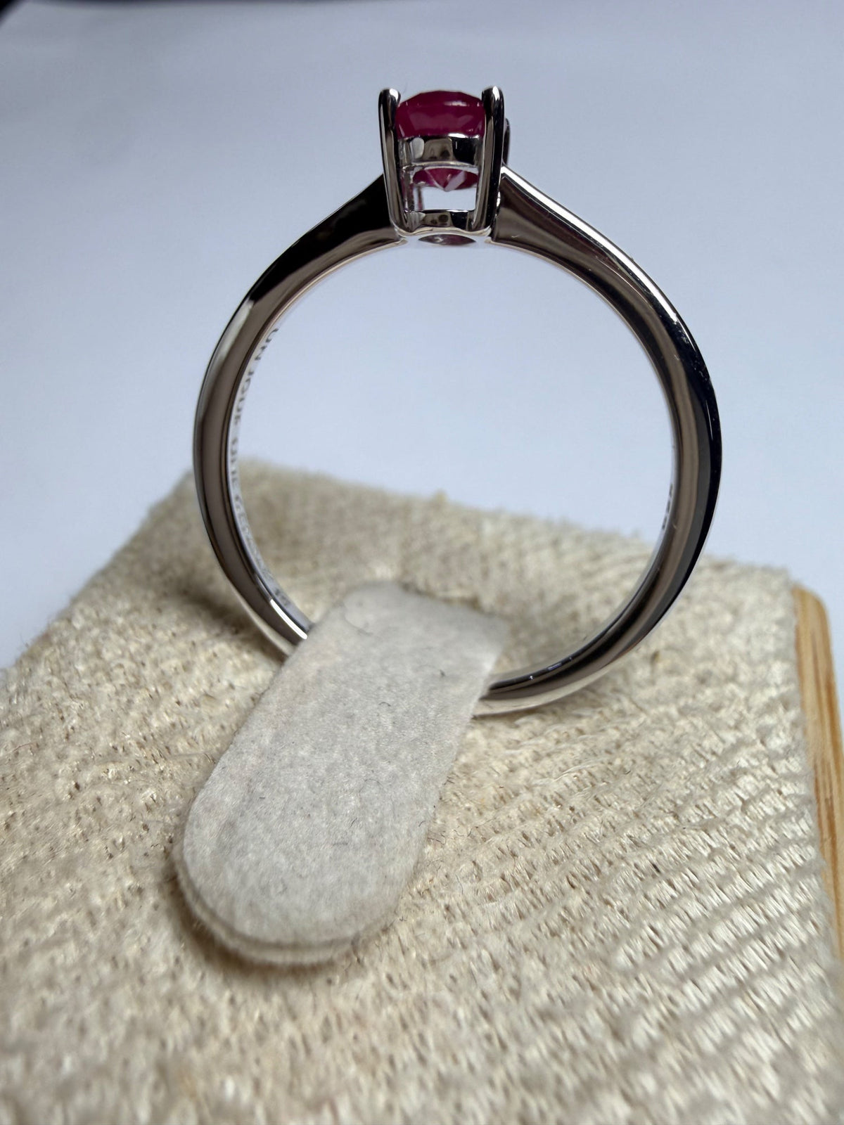 Bague en Rubis Naturel – Argent 925 – provenance Birmanie