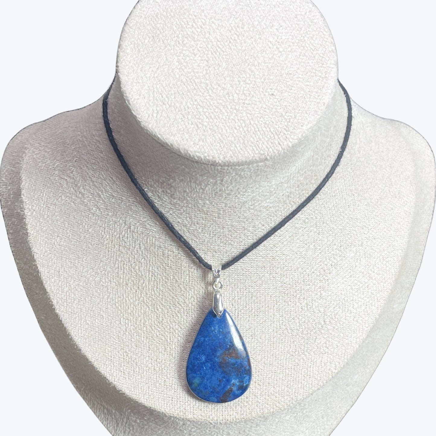 pendentif azurite goutte