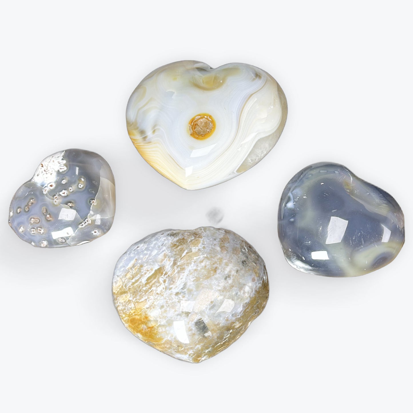Coeur en Agate naturel