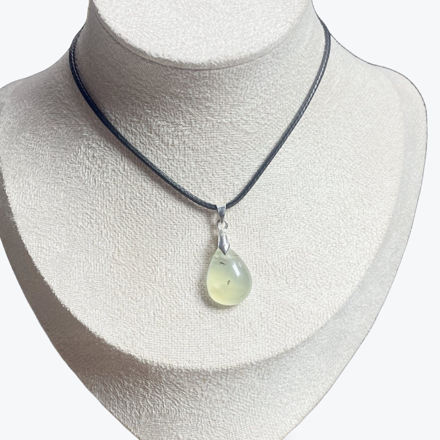 Pendentif Prehnite Goutte