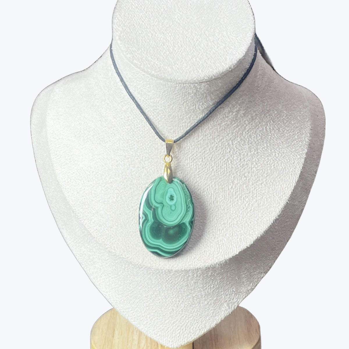 Pendentif Malachite Ovale
