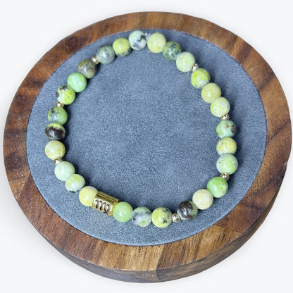 Bracelet Chrysoprase avec décors - 3