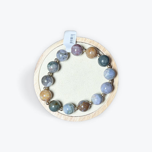 Bracelet Jaspe Ocean Avec Apprets