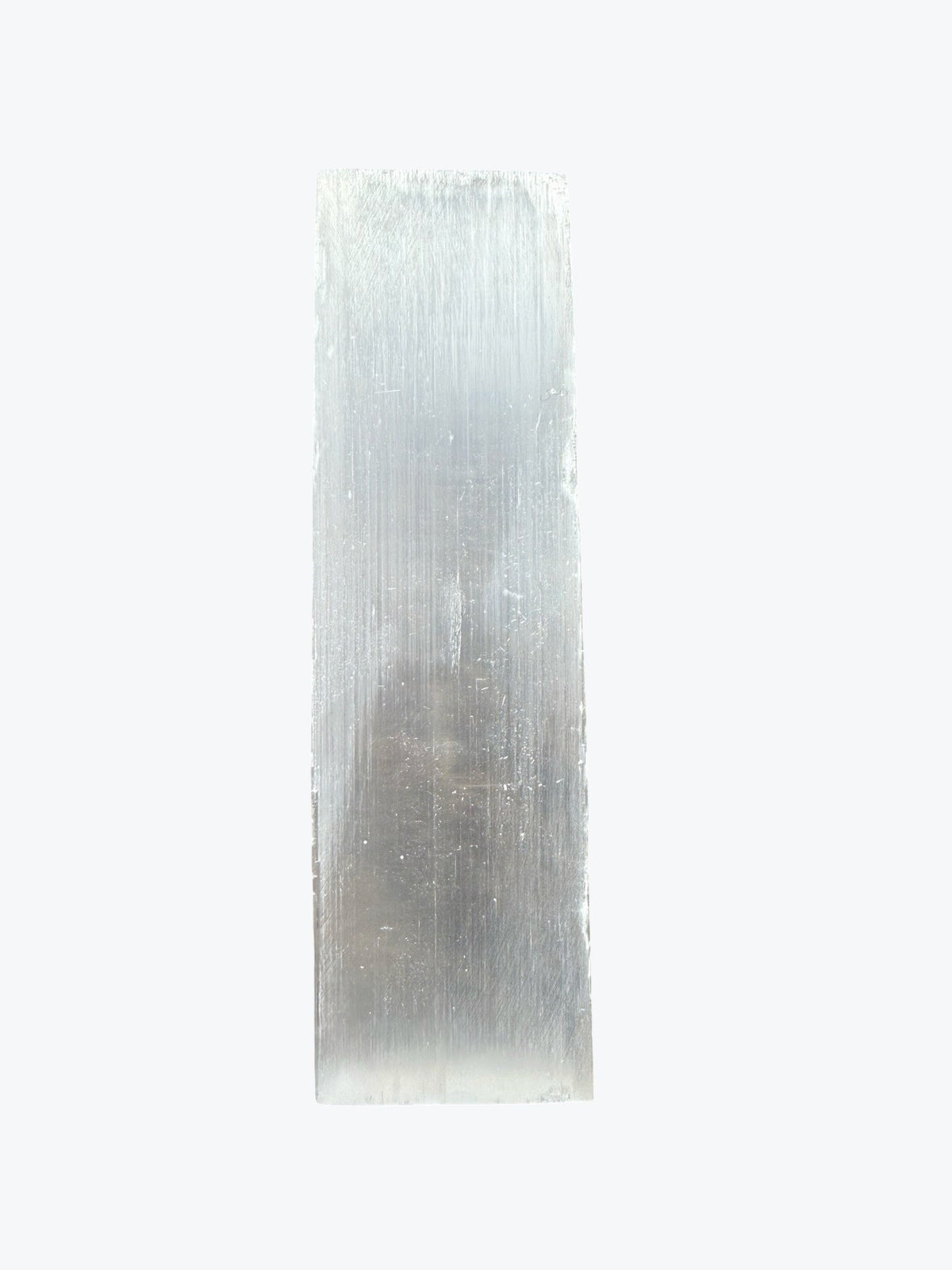 Petite plaque brute en sélénite, 10x3cm, environ 50 g