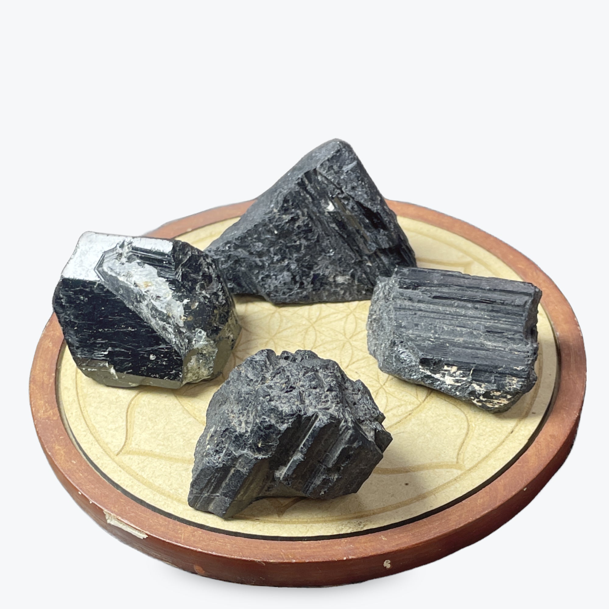 Tourmaline noire | Pierre brut - 4x4cm