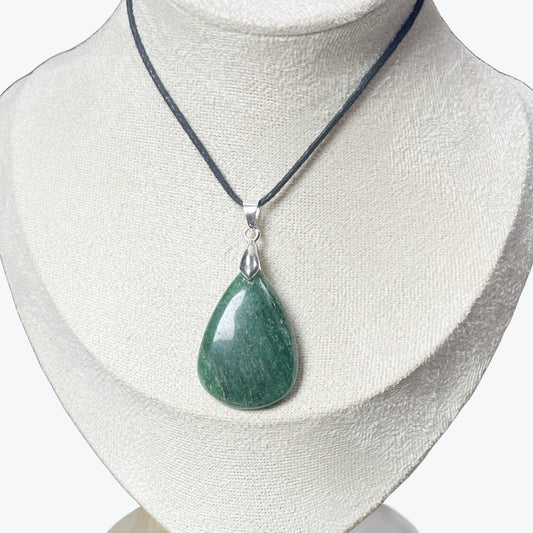 Pendentif Aventurine Verte Goutte – photo 2