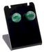 Boucles d'oreilles Perle Malachite 10mm