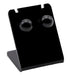 Boucles d'oreilles Perle Tourmaline Noire 10mm