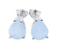 Boucles d'oreilles Argent 925 Aigue Marine Larme
