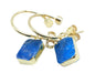 Boucles d'oreilles Argent 925 'Arche Doré' - Apatite