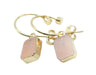 Boucles d'oreilles Argent 925 'Arche Doré' - Pierre de Soleil