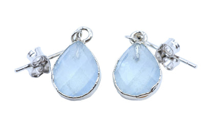 Boucles d'oreilles Argent 925 'Ondée Argentée' — Aigue Marine